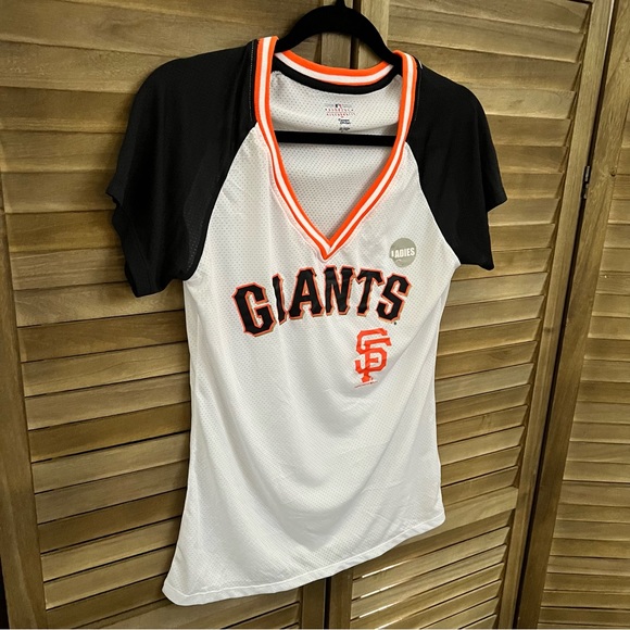 San Francisco Giants V Neck Top Genuine Merchandise by Campus Lifestyle Medium - Picture 3 of 9